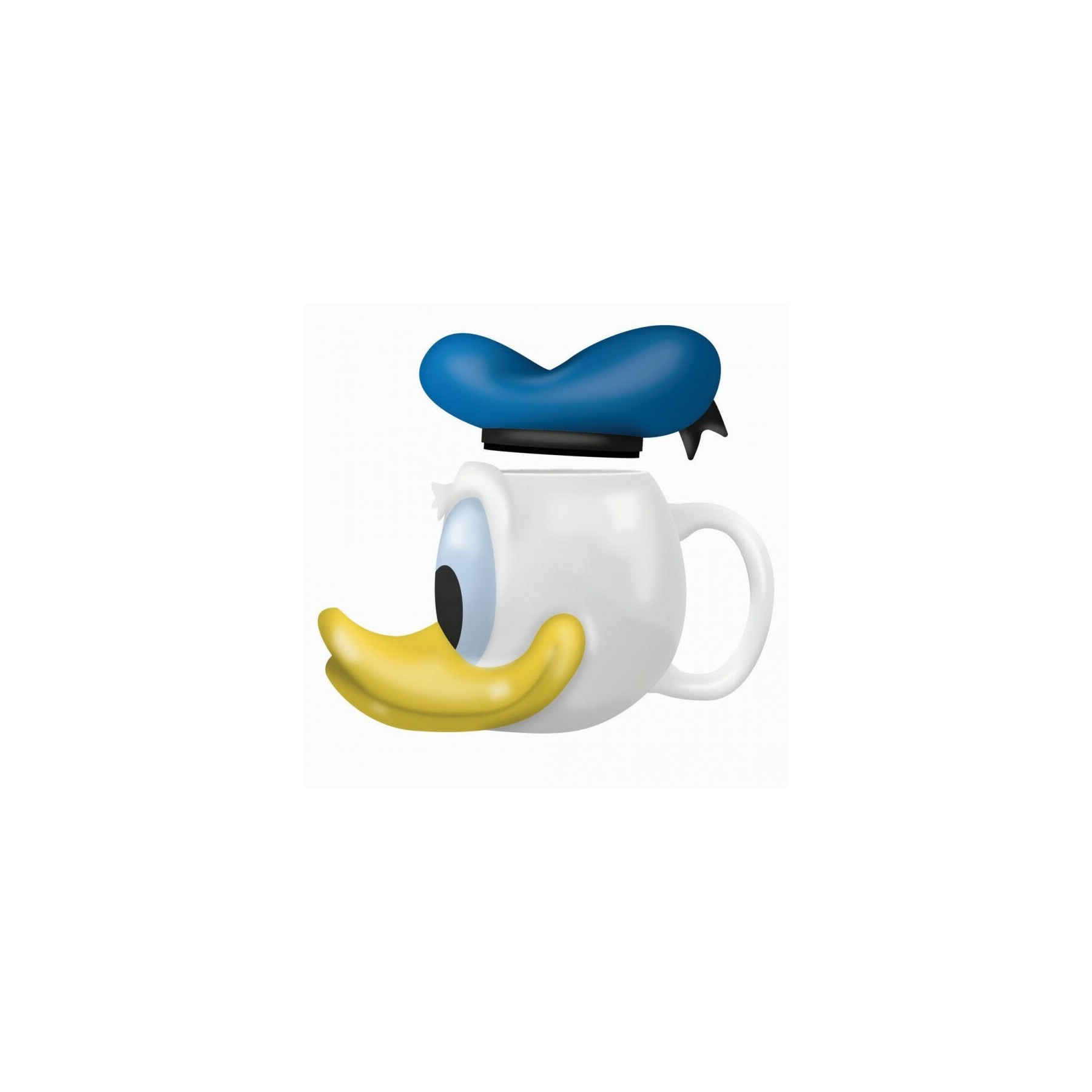 Taza 3D Con Tapa Cabeza Donald 375Ml