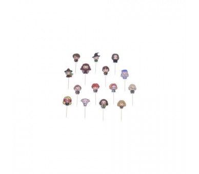 Pack 15 Decoraciones Para Cupcakes Personajes Harry Potter