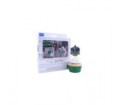 Set Decoración Cupcakes (15) Slytherin