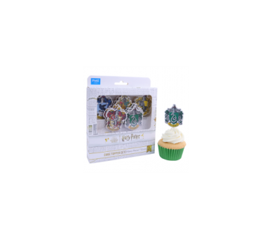 Set Decoración Cupcakes (15) Escudos Harry Potter