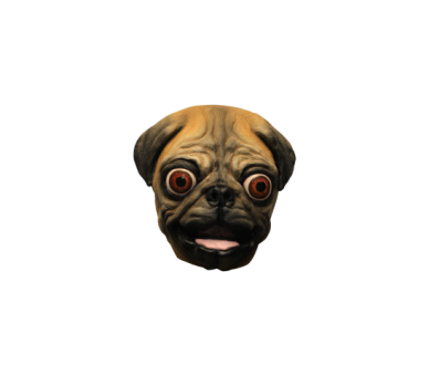 Máscara Perro Pug Talla Única