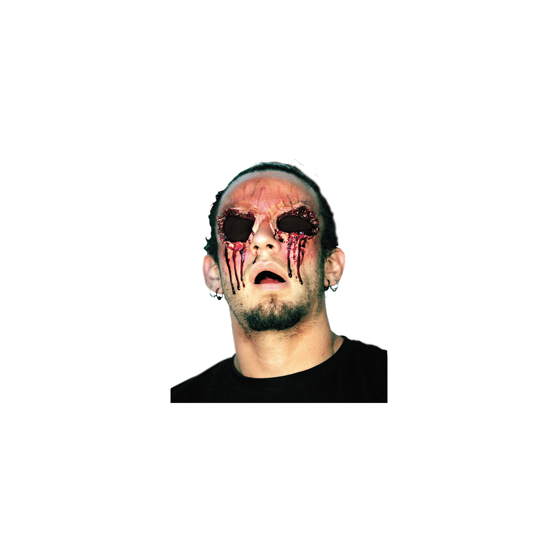 Aplicación De Látex Y Maquillaje Ojos Vacíos