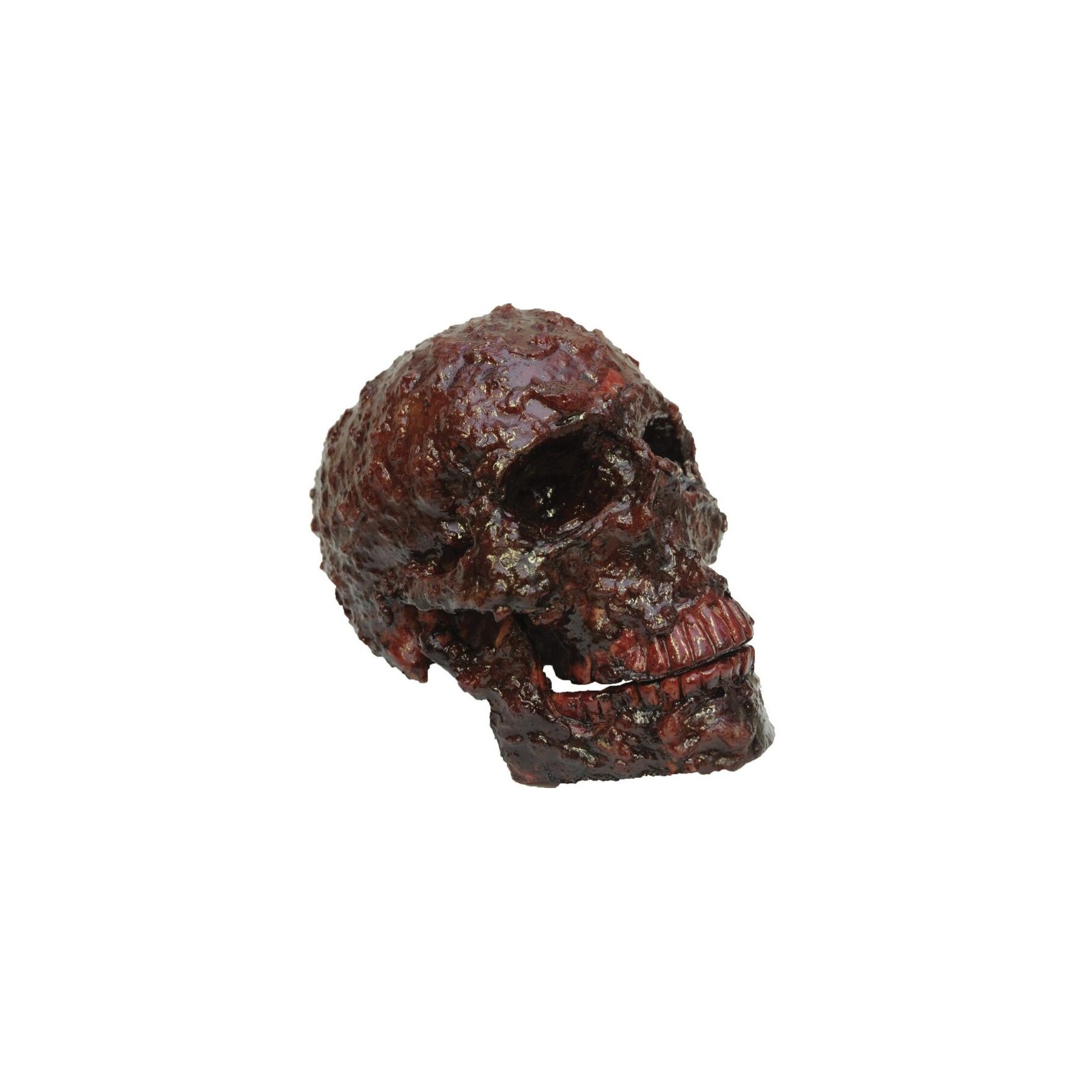 Artículo Decorativo Calavera Cubierta De Costras De Sangre 1