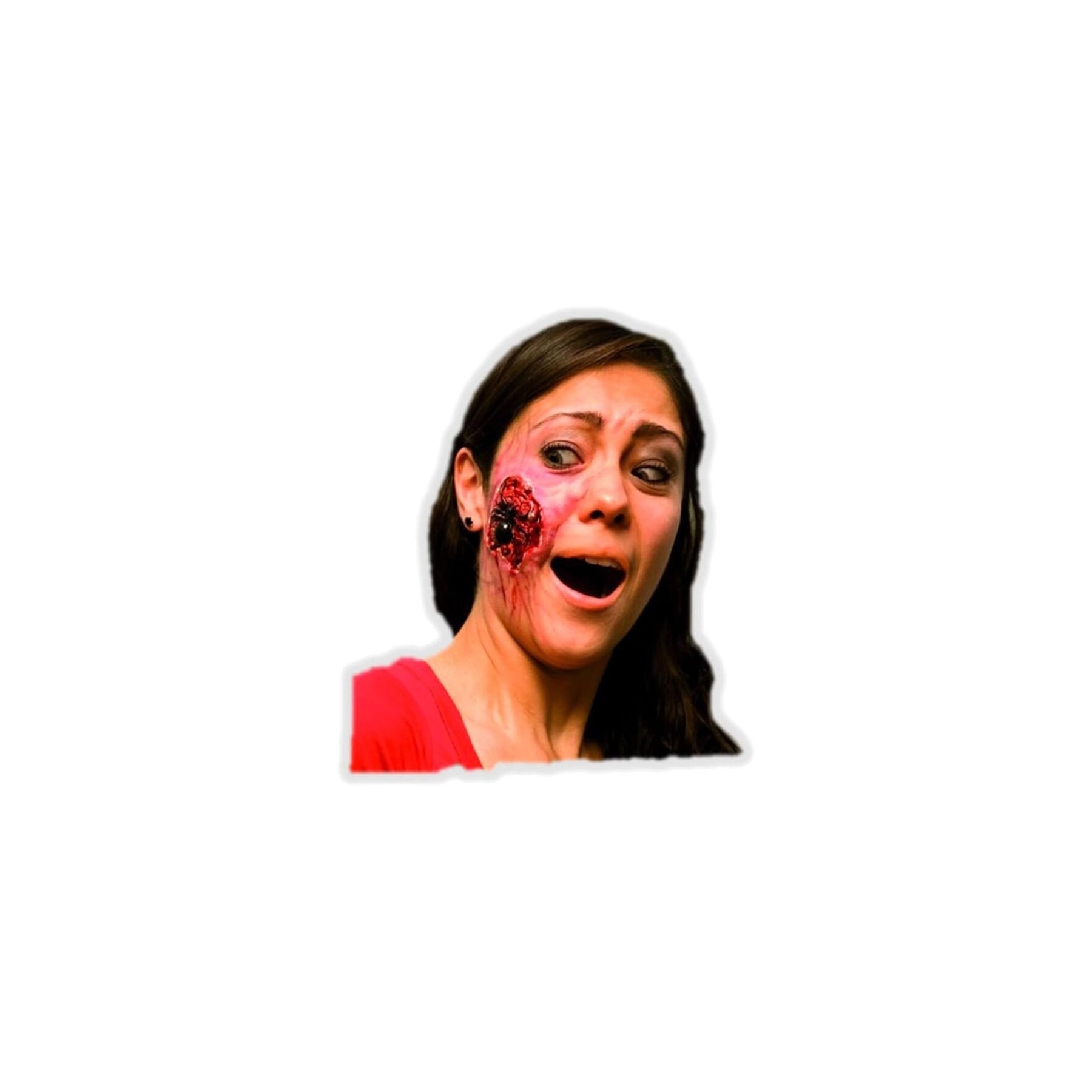 Aplicación De Látex Y Maquillaje Araña Bajo Piel