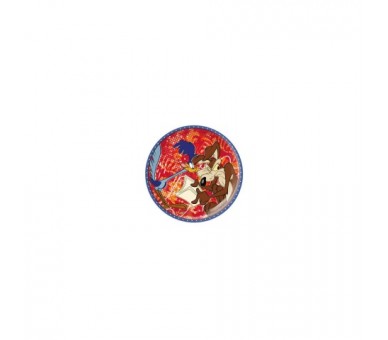 Plato De Postre Coyote Y Correcaminos 19 Cm De Diámetro