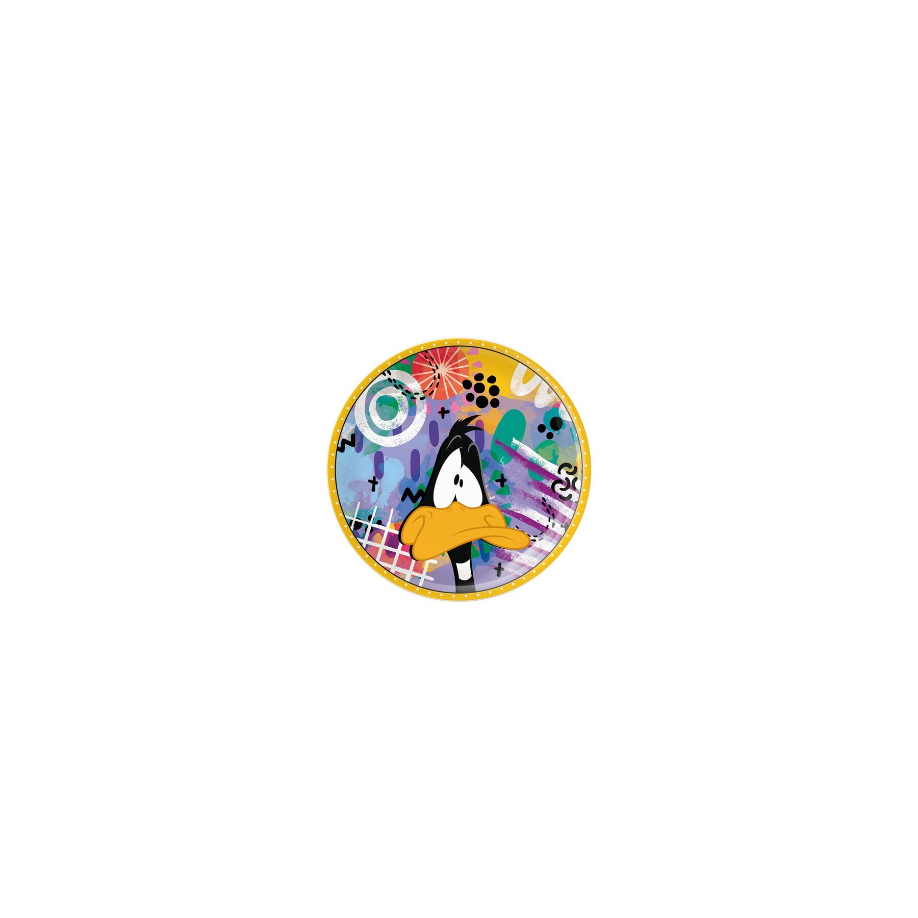 Plato De Postre Pato Lucas 19 Cm De Diámetro