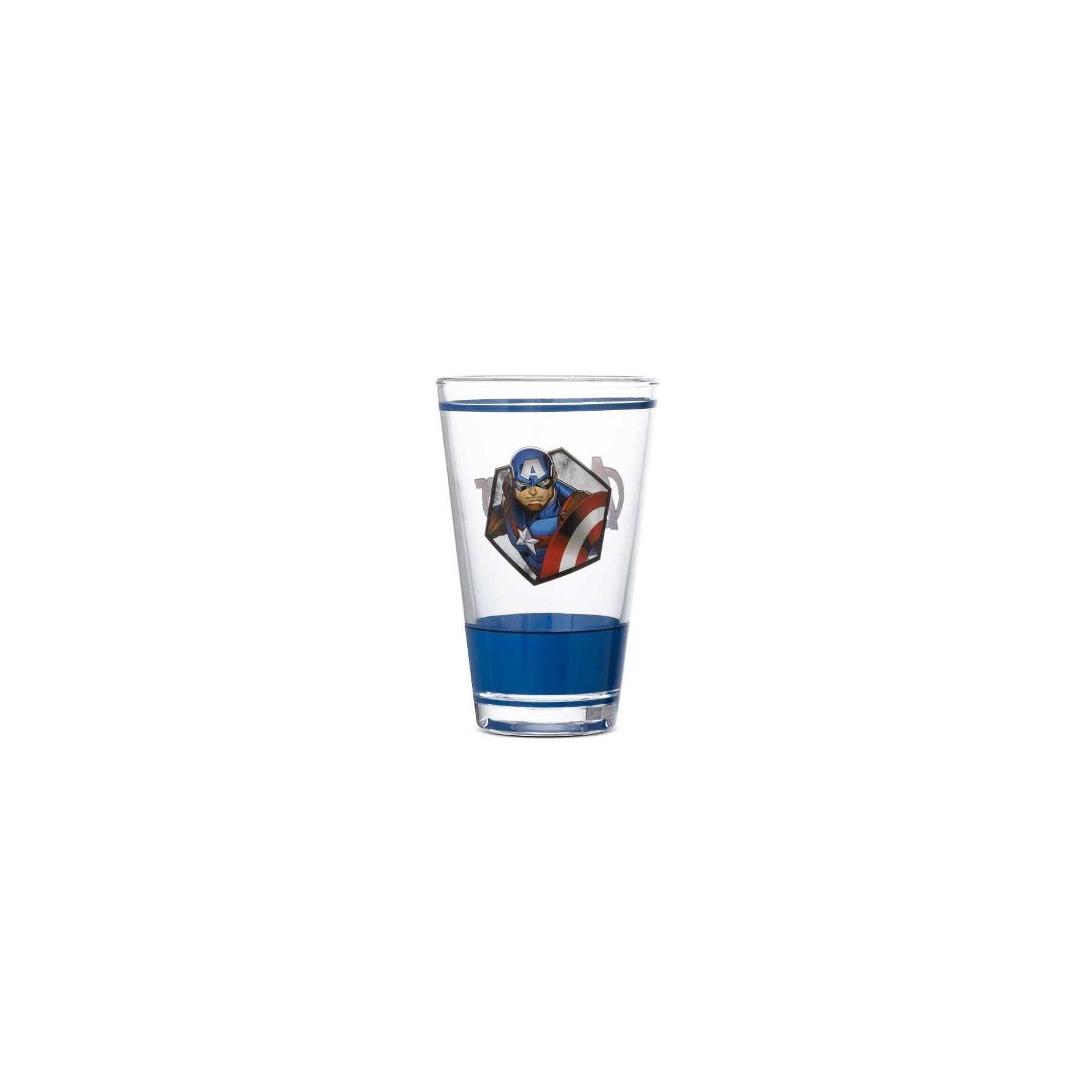 Vaso De Cristal Marvel Capitán América 310 Ml