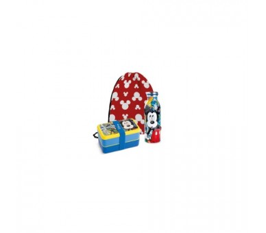 Set De Fiambrera Con Botella Térmica Mickey Mouse Forever &