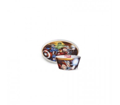 Set Plato + Bowl Avengers