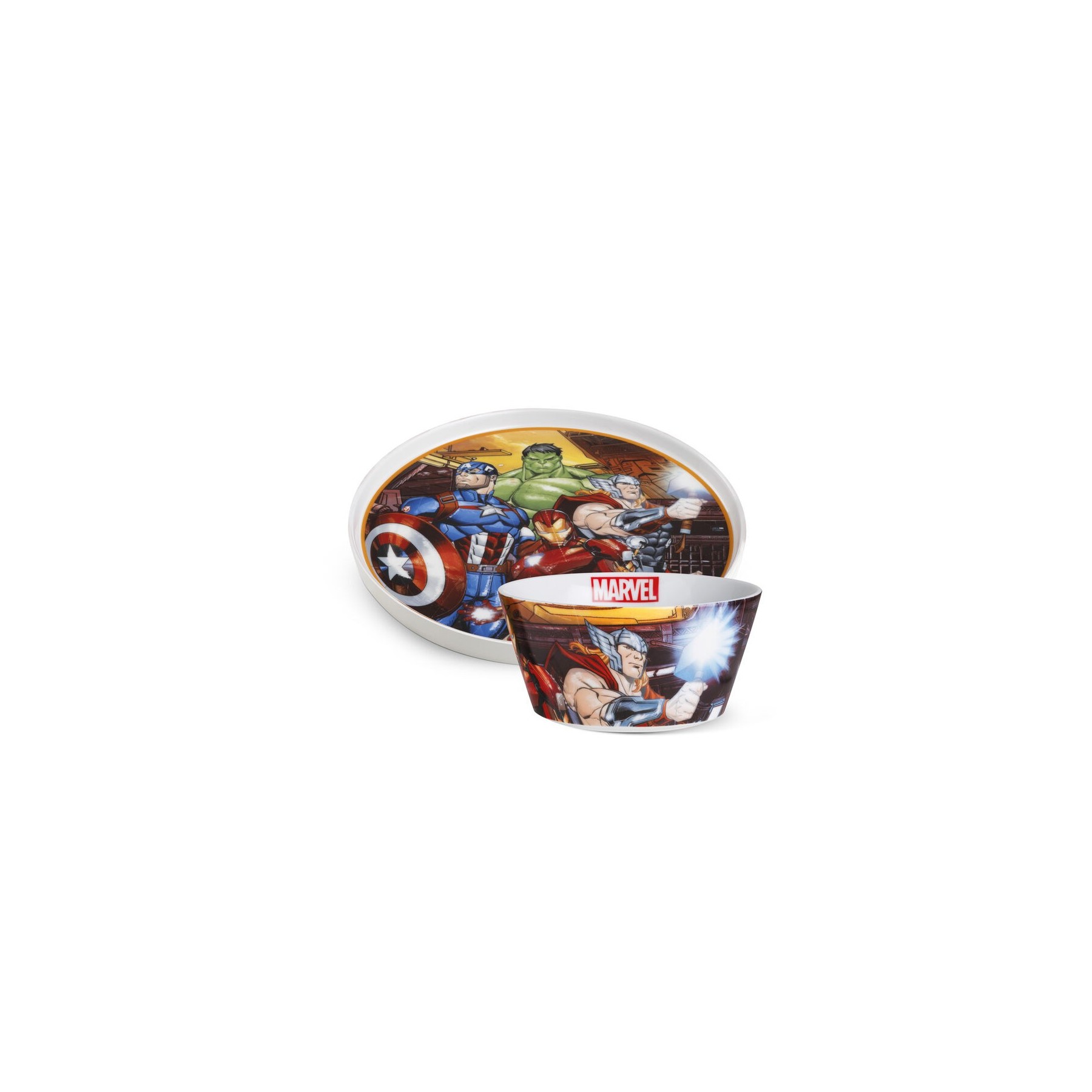 Set Plato + Bowl Avengers