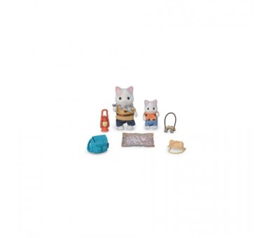 Sylvanian Families Set De Exploradores, Bebe Gato Latte Y He