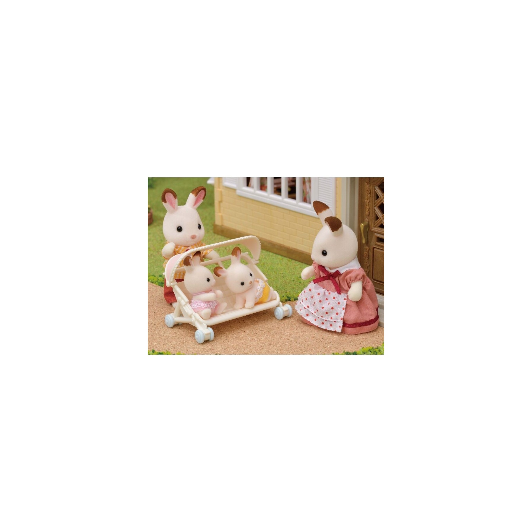 Sylvanian Families Carrito De Trillizos