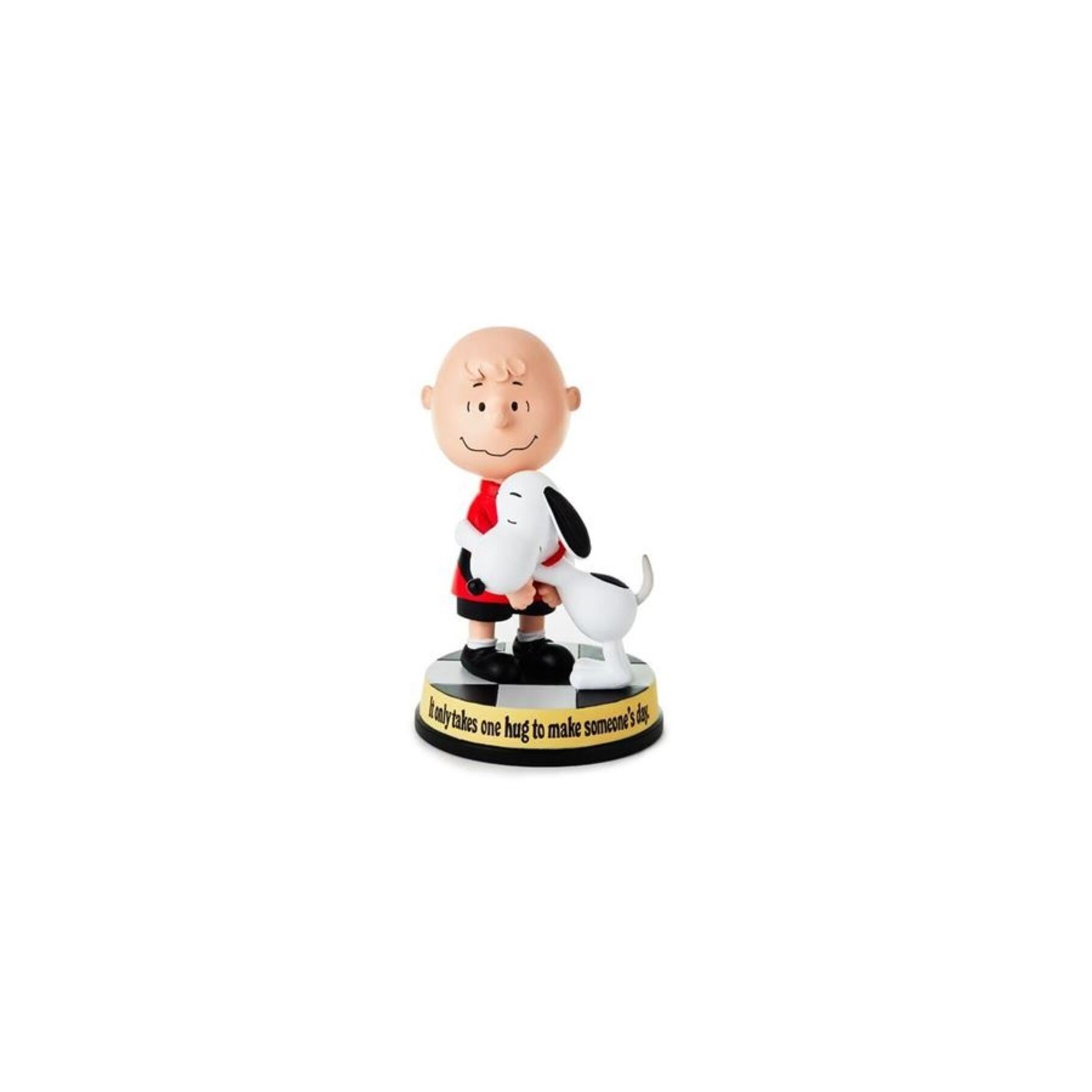 Figura Charlie Brown Y Snoopy Abrazo