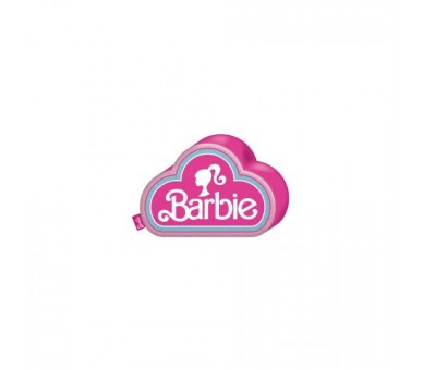 Cojín Logo Y Silueta Barbie Rosa 40 X 28 Cm