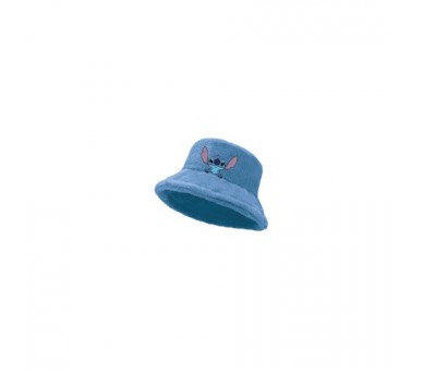 Sombrero Pescador De Peluche Stitch Talla Única (54-56 Cm)