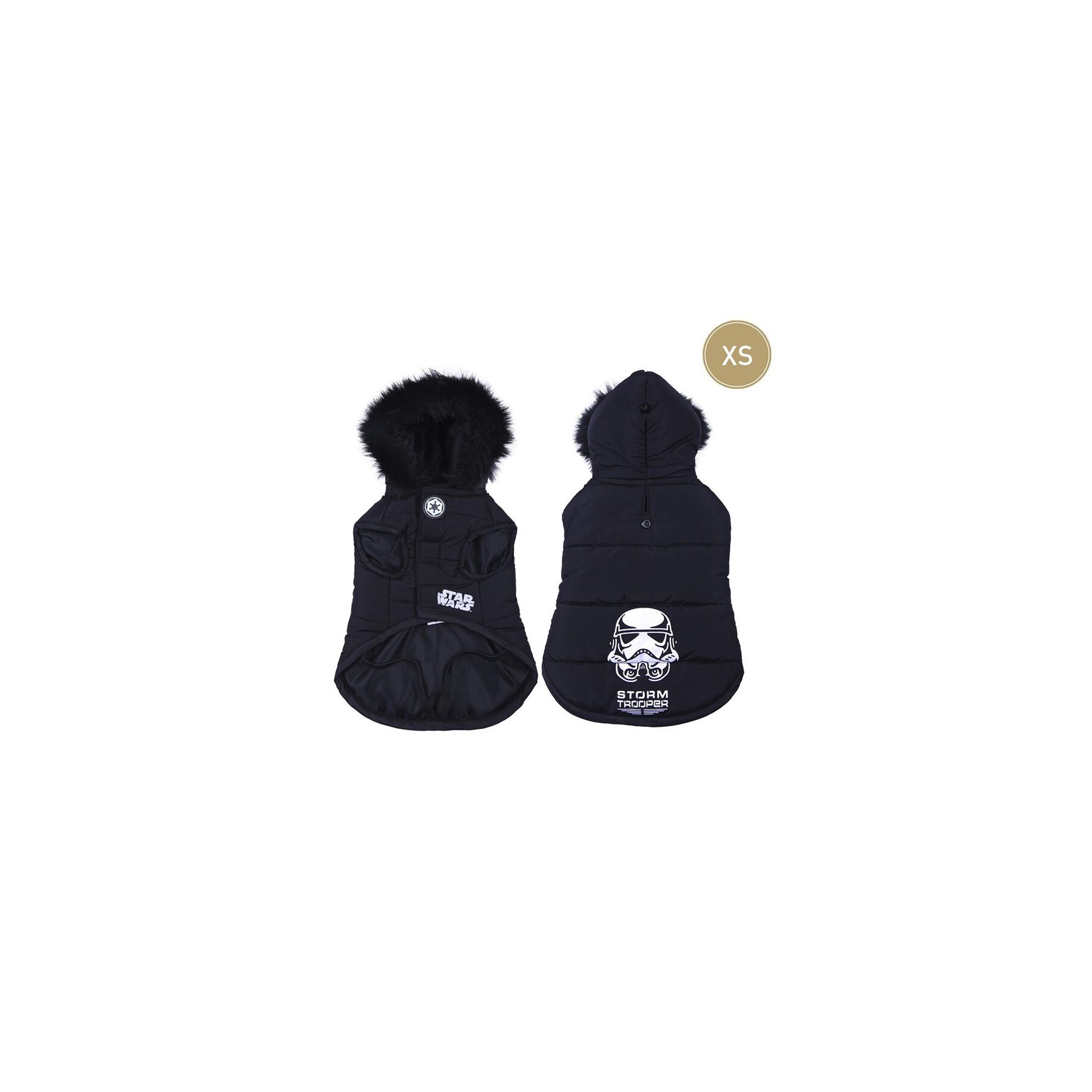 Abrigo Acolchado Para Perros Star Wars Xs