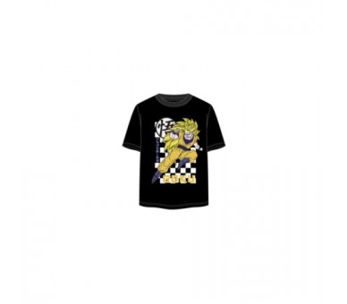 Camiseta Goku Super Saiyan 3 Negra Talla L