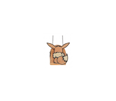 Microbolso Pokémon - Evee De Espaldas En 3D