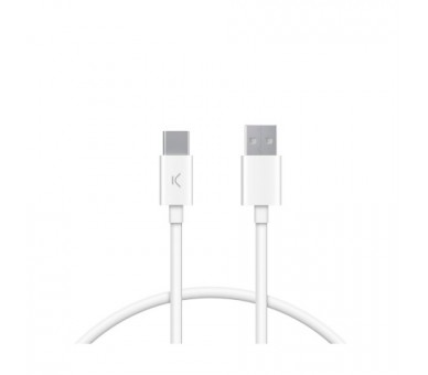 Ksix Bxcuc03Bl Blanco / Cable Usb-C (M) A Usb-A (M) 1 Metro