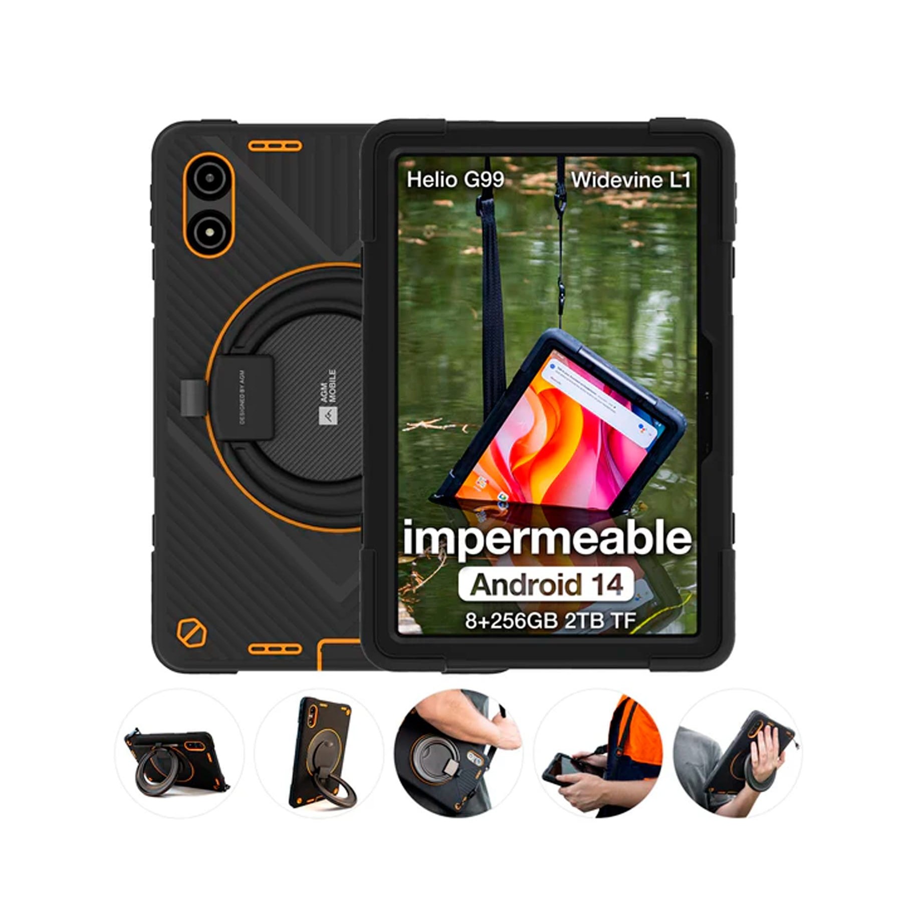 Agm Pad P2 Active 4G Black / 8+256Gb / 10.95" 90Hz Full Hd+