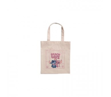 Bolsa Shopping Beach Days Angel & Stitch Disney