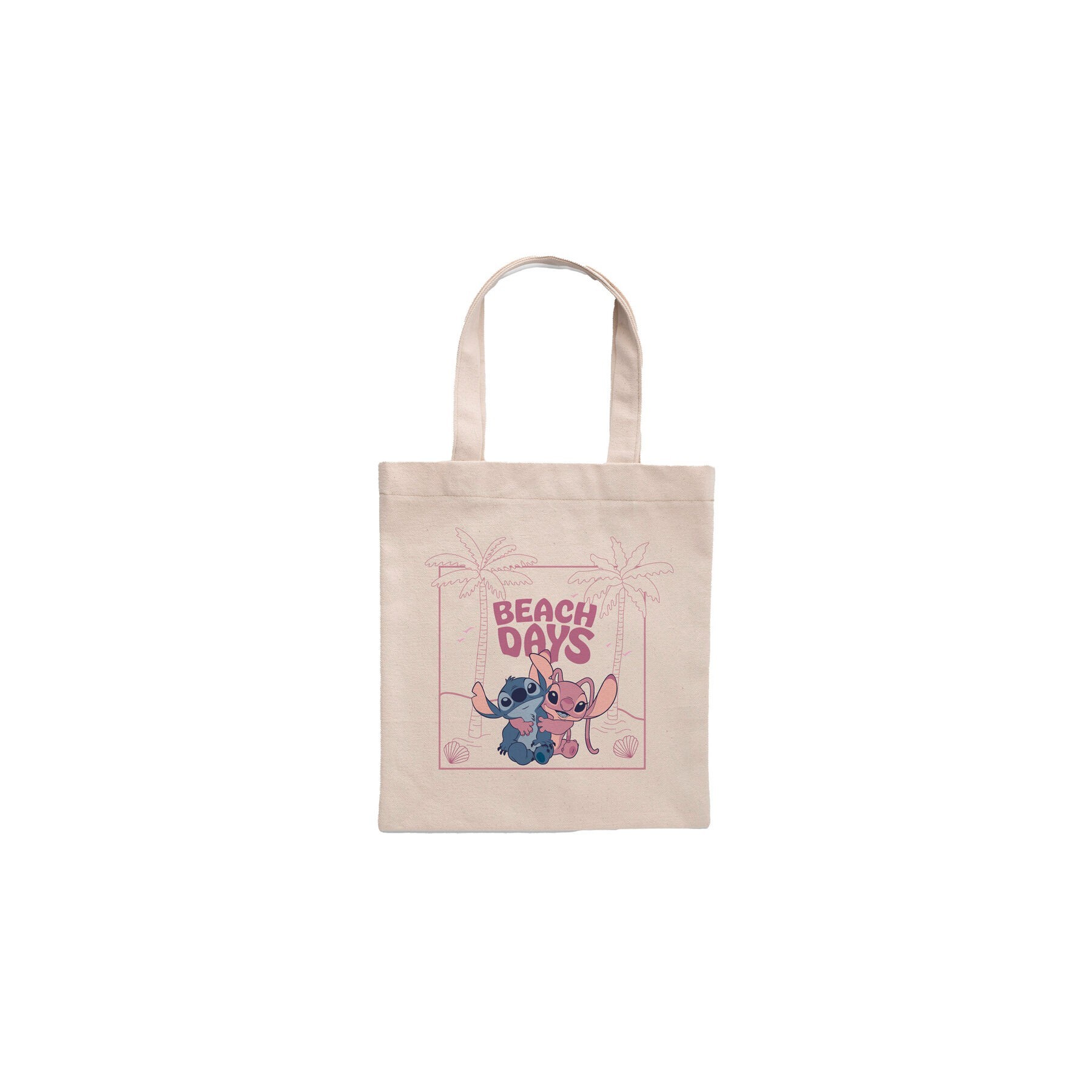 Bolsa Shopping Beach Days Angel & Stitch Disney