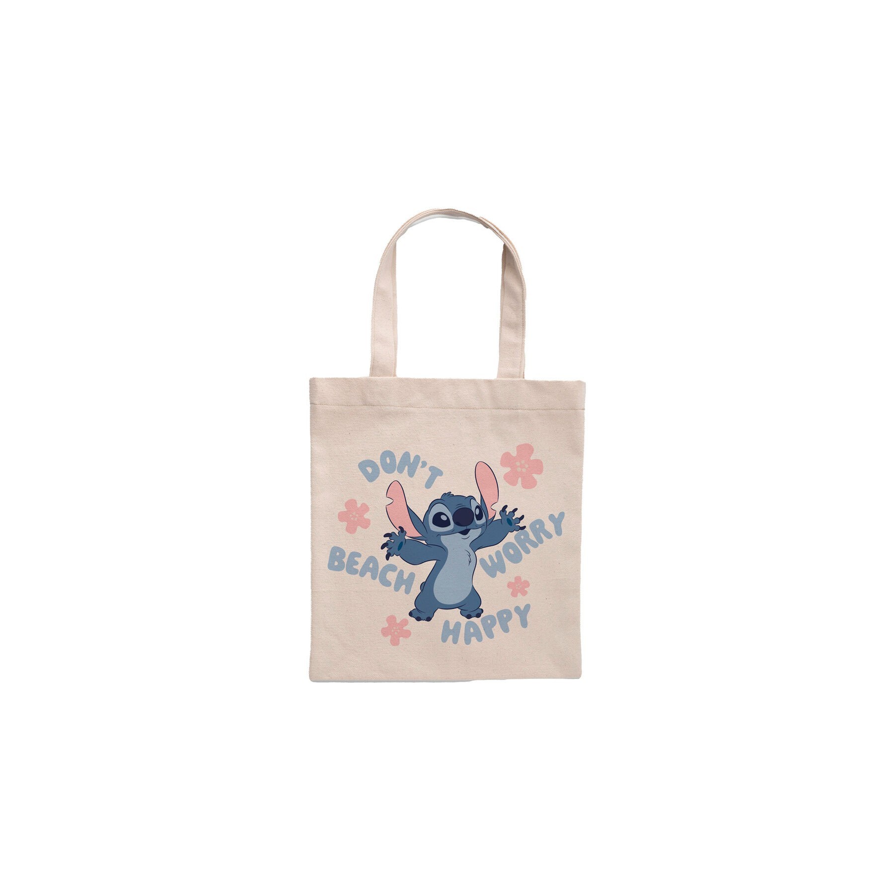 Bolsa Shopping Don'T Worry Beach Happy Stitch Disney