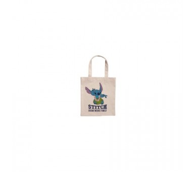 Bolsa Shopping Ohana Means Family Stitch Disney