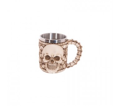 Taza Calavera Y Cabezas De Calaveras