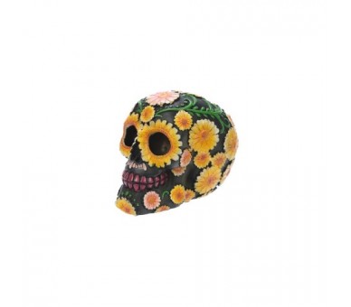 Figura Calavera Dã­A De Los Muertos Margaritas 11Cm