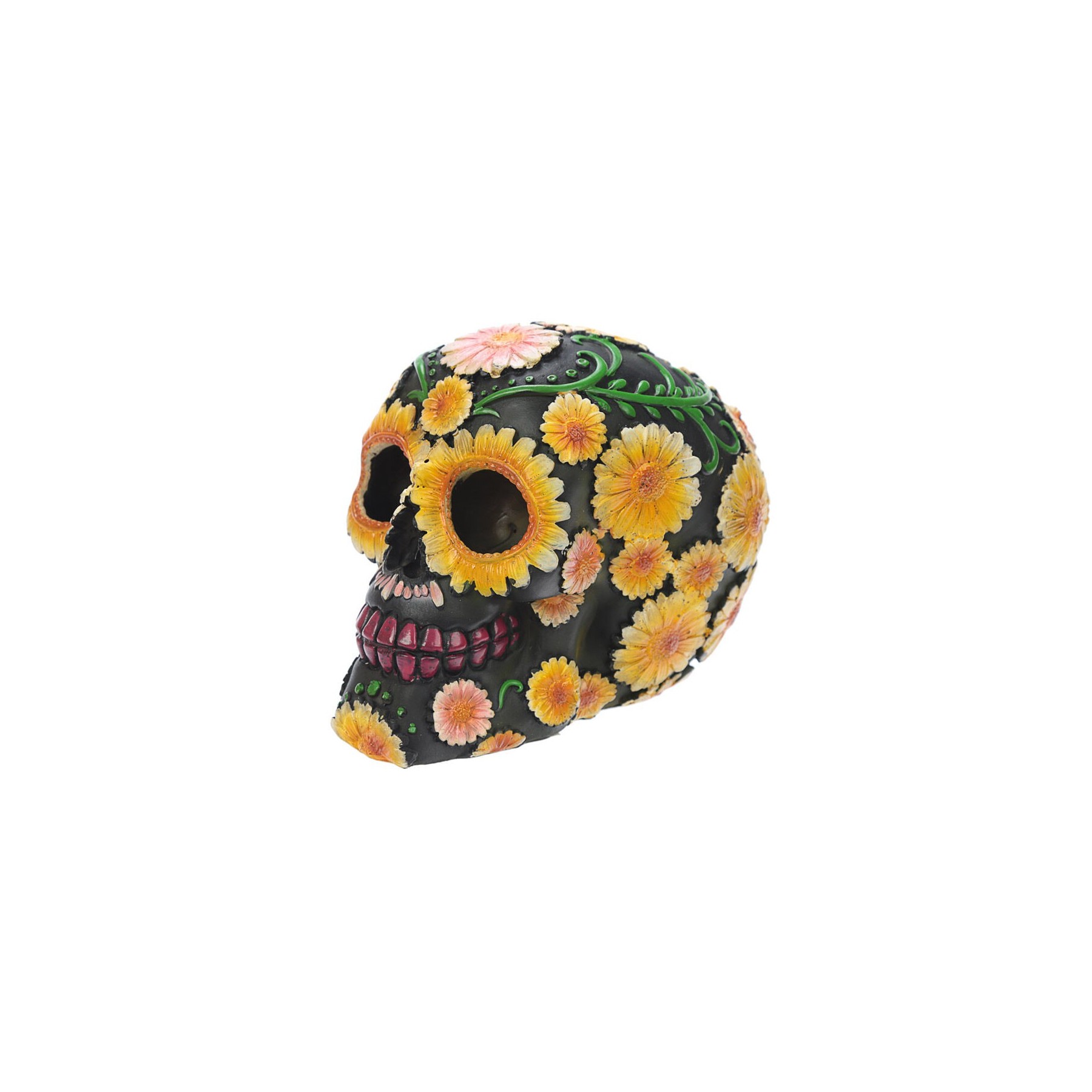 Figura Calavera Dã­A De Los Muertos Margaritas 11Cm