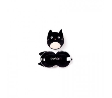 Almohada Viaje Antifaz Gato Feline Fine Relaxeazzz