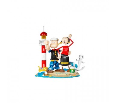 Kit Construccion Popeye & Olivia Popeye 1500Pzs