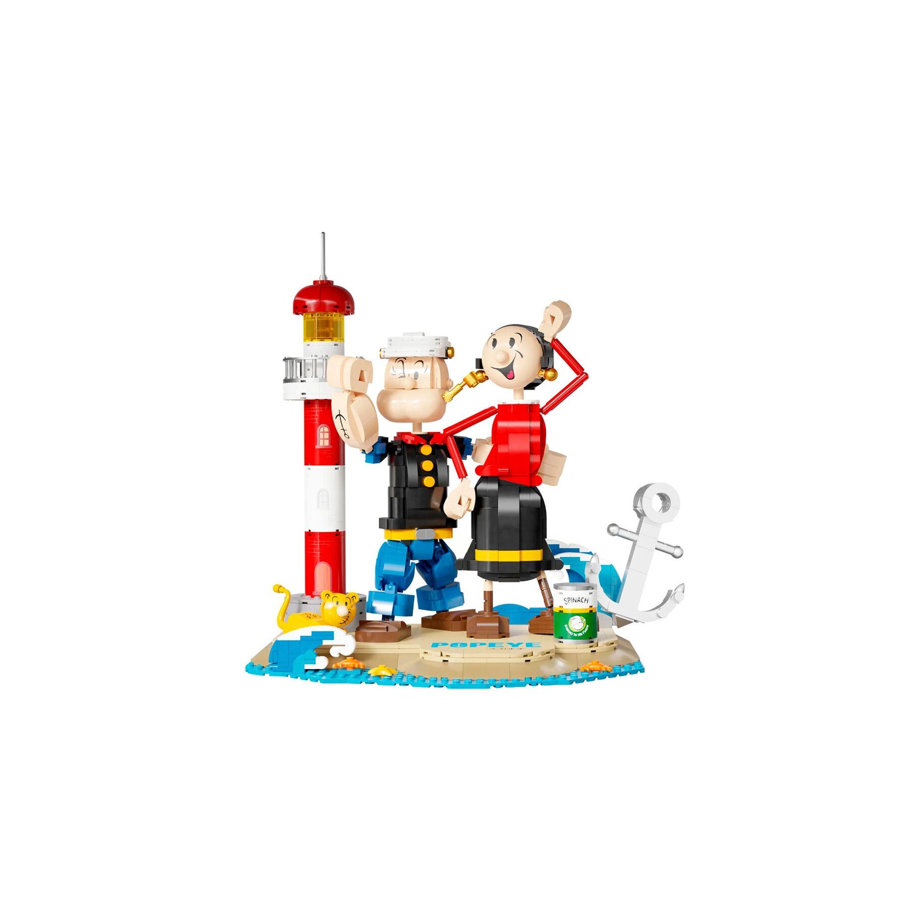 Kit Construccion Popeye & Olivia Popeye 1500Pzs