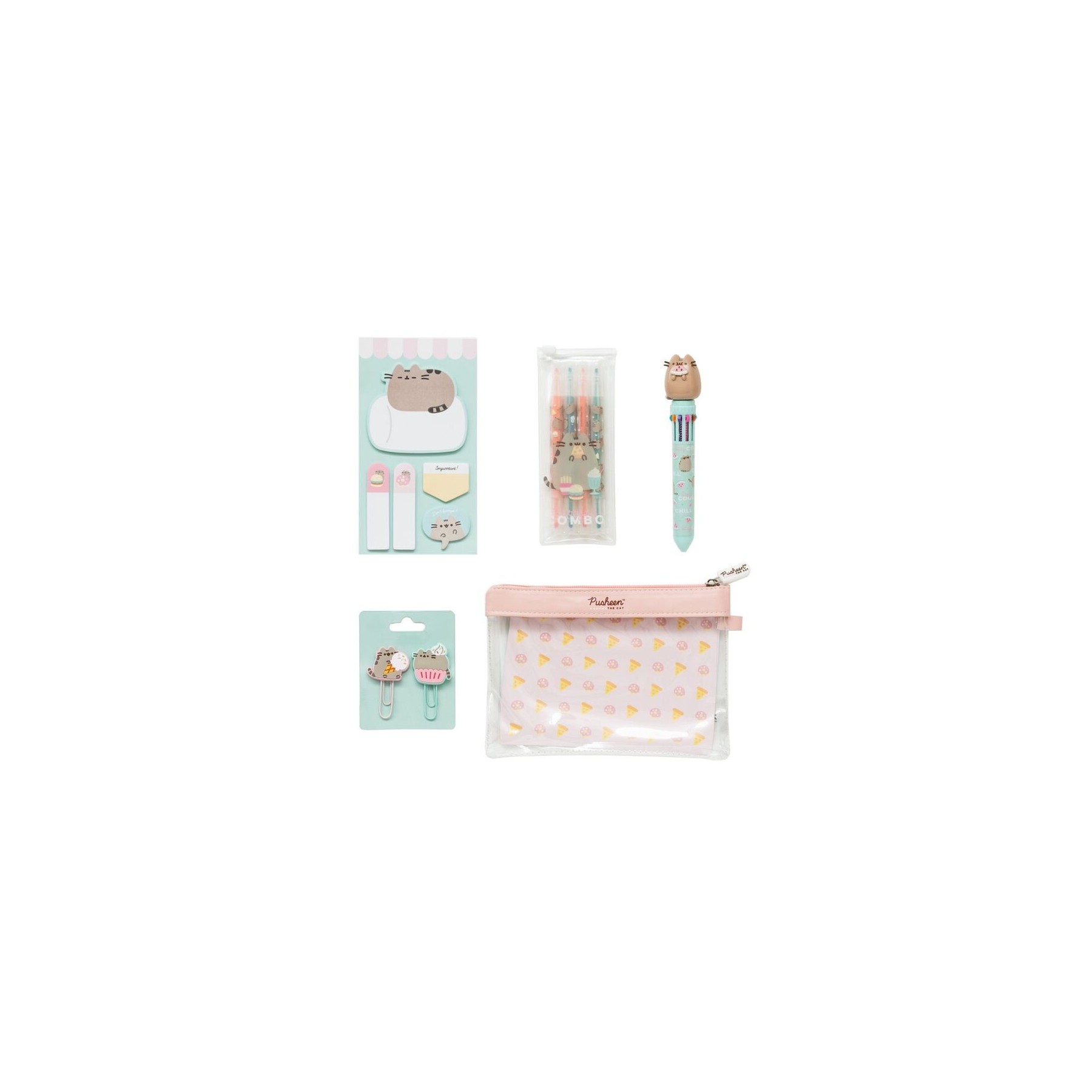 Set Papeleria Foodie Collection Pusheen