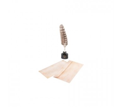 Blister Boligrafo Pluma + Cartas Harry Potter