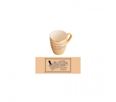 Taza Golden Ticket Willy Wonka 350Ml