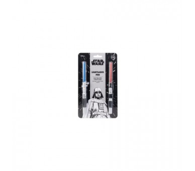 Set 2 Boligrafos Sable Laser Star Wars Luz