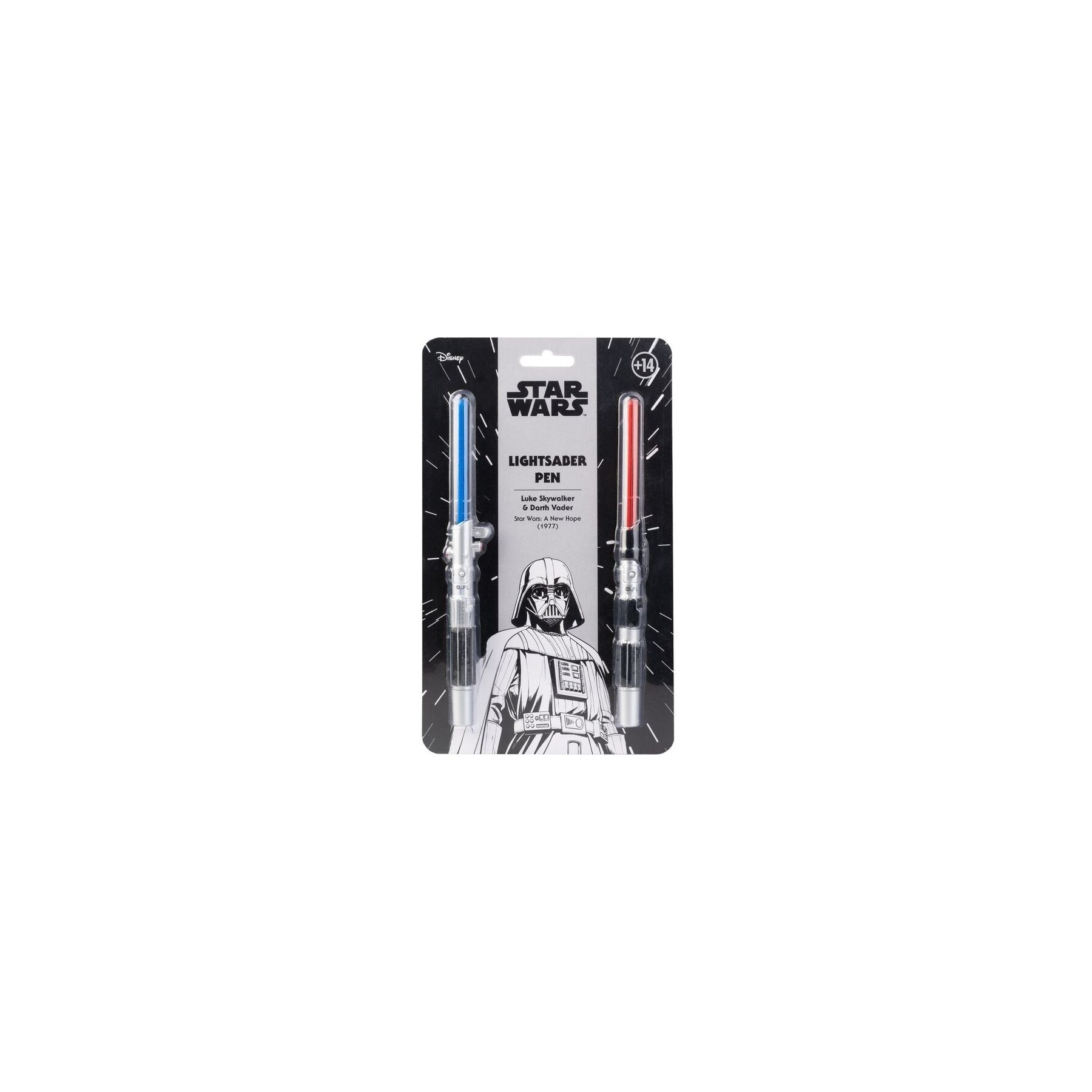 Set 2 Boligrafos Sable Laser Star Wars Luz