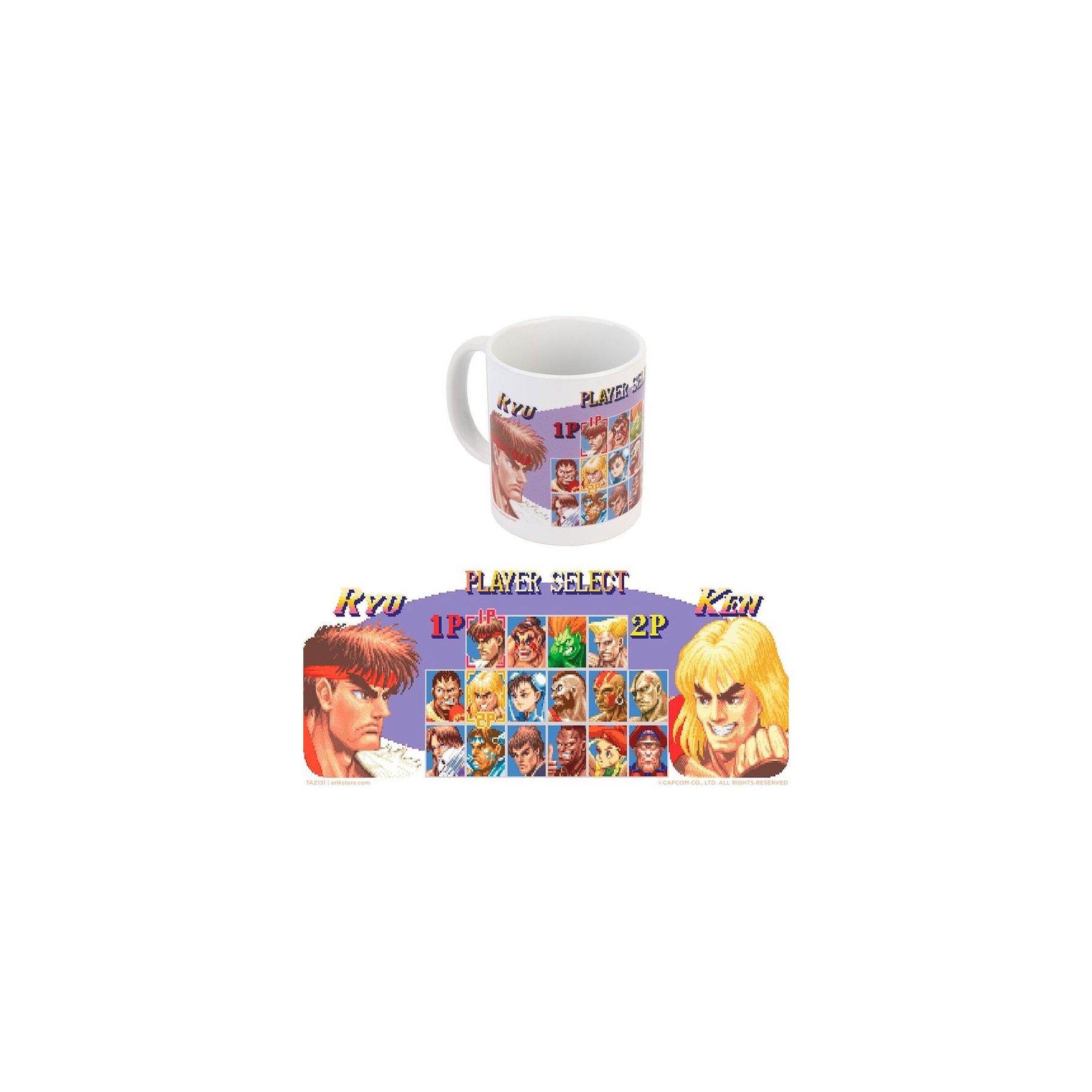 Taza Player Select Street Fighter 350Ml