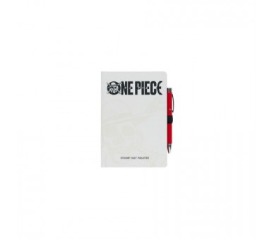 Cuaderno A5 Premium + Boligrafo Proyector One Piece