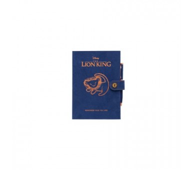 Cuaderno A5 Premium + Boligrafo El Rey Leon Disney