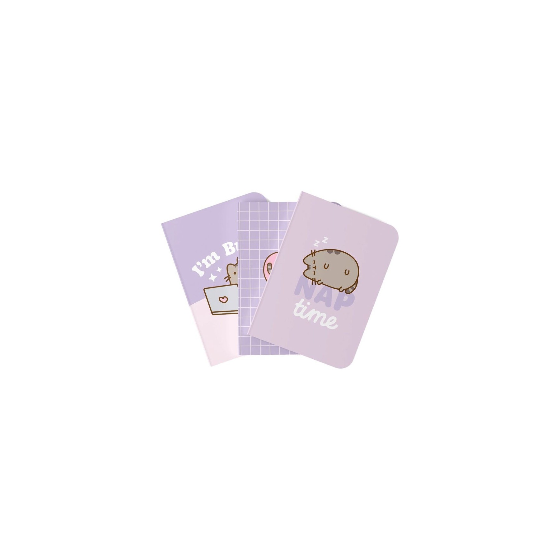 Set 3 Cuadernos A6 Moments Pusheen