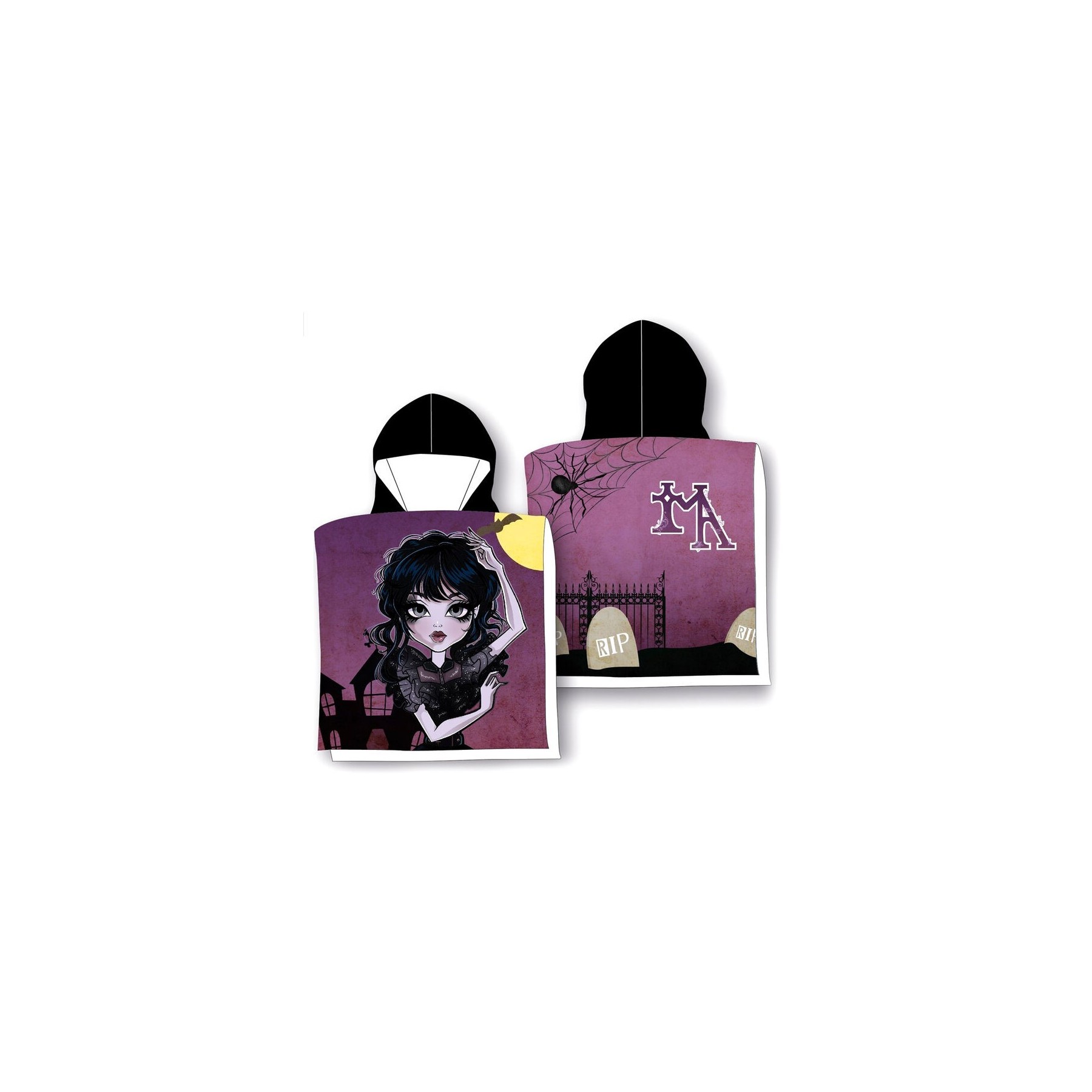 Poncho Toalla Niã±A Gotica Algodon