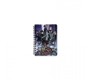 Cuaderno A5 Attack On Titan