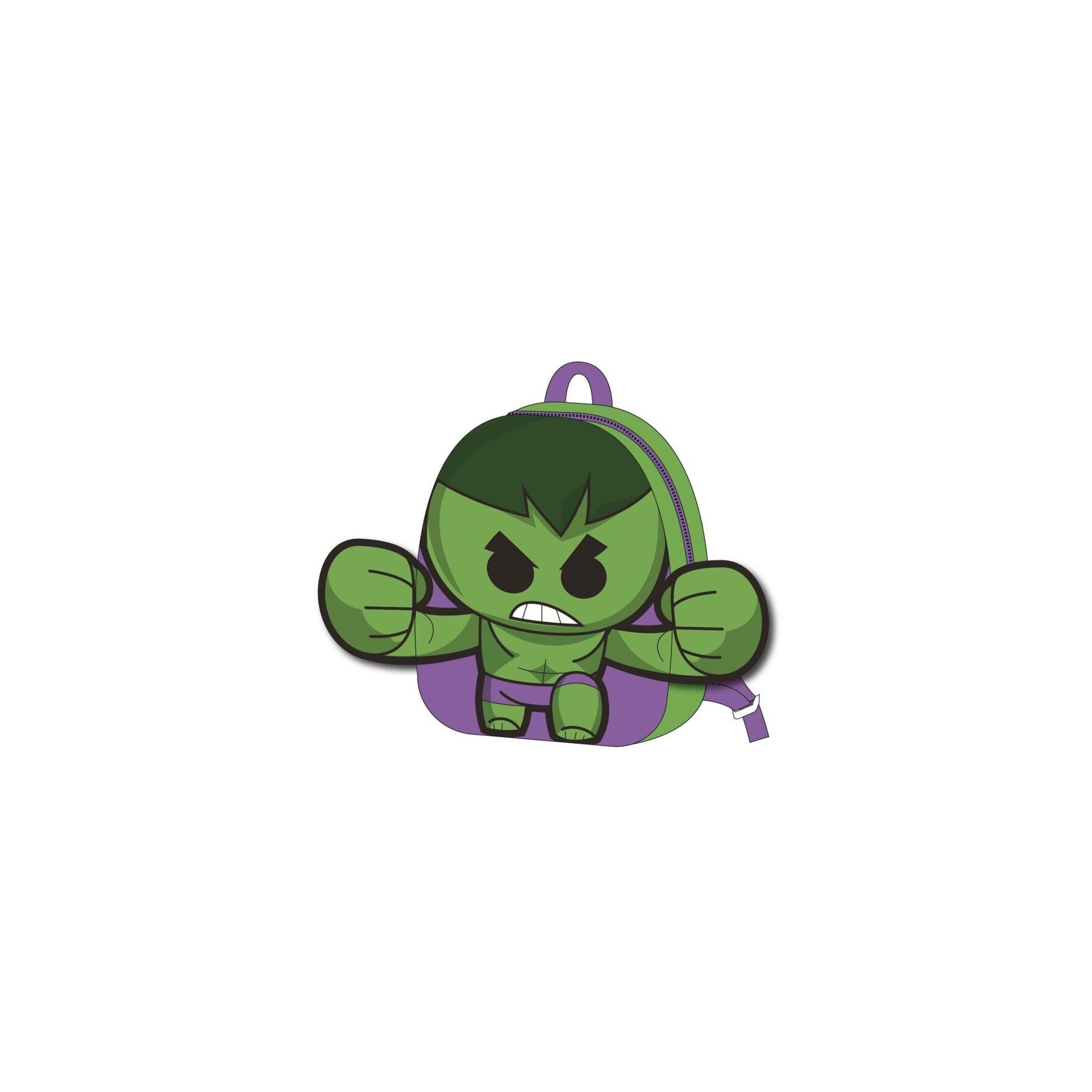 Mochila Peluche Hulk Marvel 22Cm