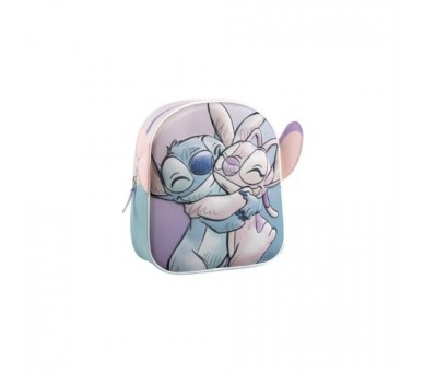 Mochila 3D Stitch Disney 28Cm