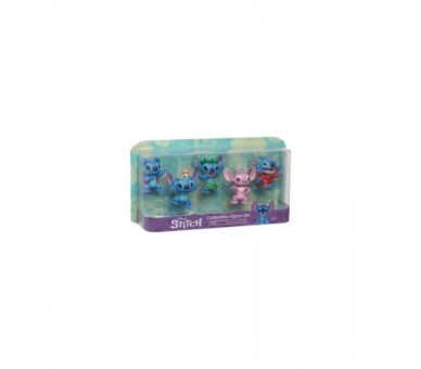 Blister 5 Figuras Stitch Disney 7Cm