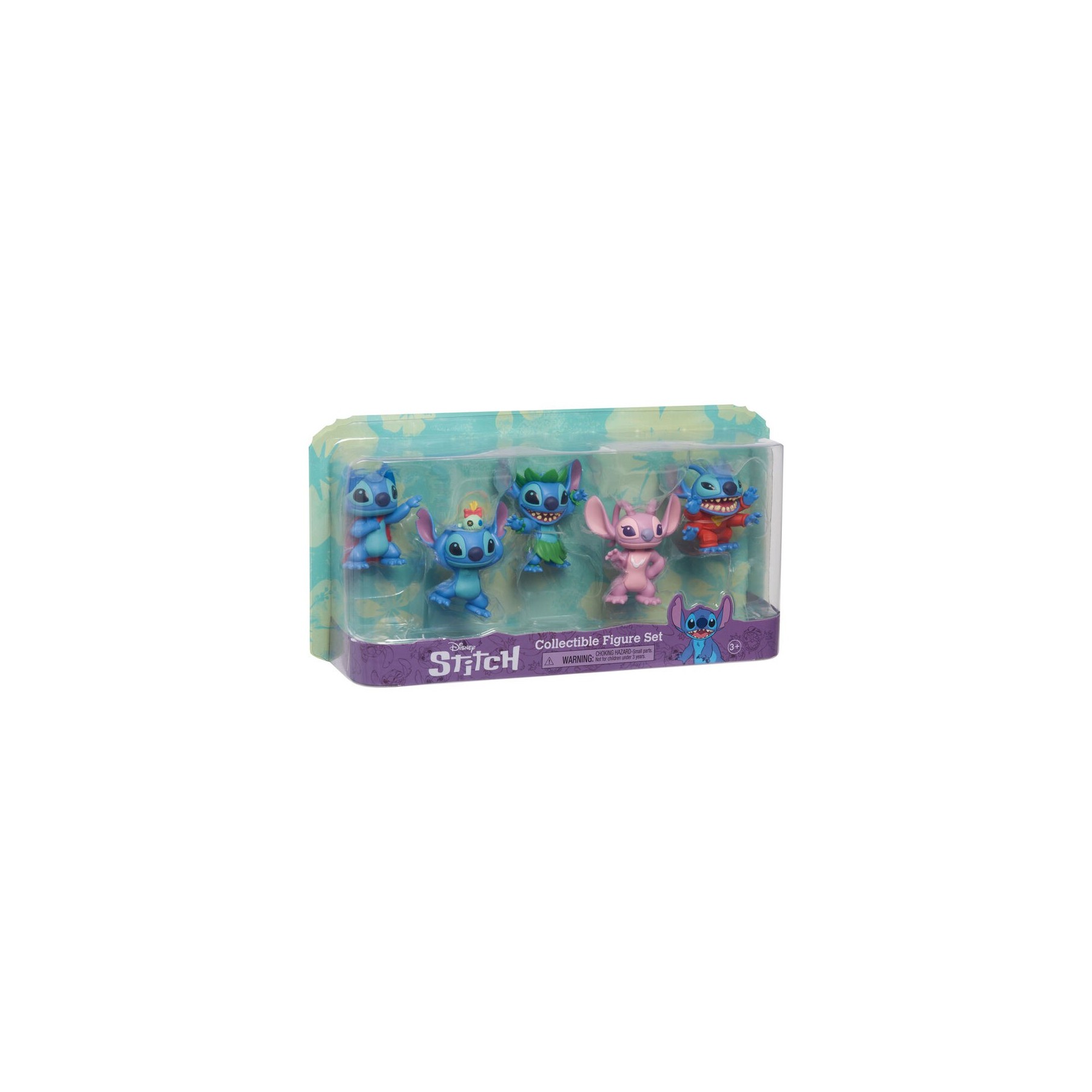 Blister 5 Figuras Stitch Disney 7Cm