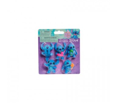 Blister 5 Figuras Stitch Disney